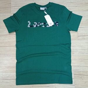 New Lacoste t-shirt with tags Dk Green